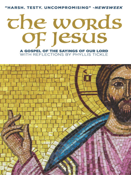 Title details for The Words of Jesus by Phyllis Tickle - Wait list